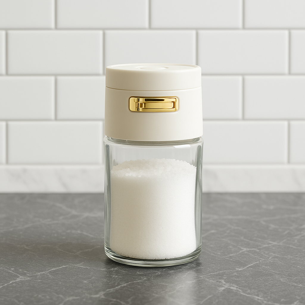 Glass Seasoning Jar – Airtight Moisture-Proof Spice Container