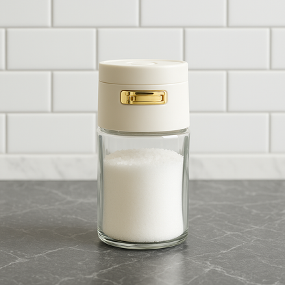 Glass Seasoning Jar – Airtight Moisture-Proof Spice Container