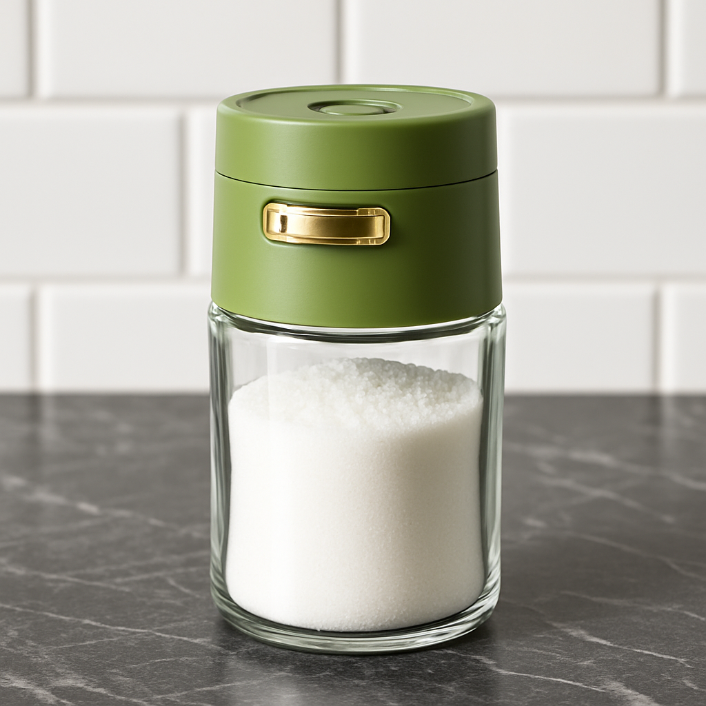 Glass Seasoning Jar – Airtight Moisture-Proof Spice Container