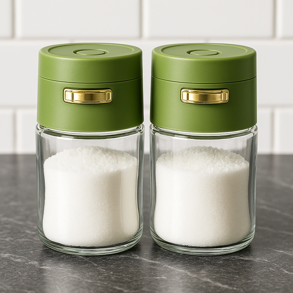 Glass Seasoning Jar – Airtight Moisture-Proof Spice Container