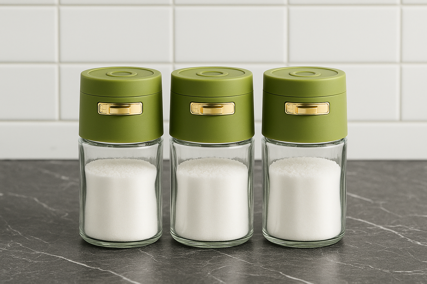 Glass Seasoning Jar – Airtight Moisture-Proof Spice Container