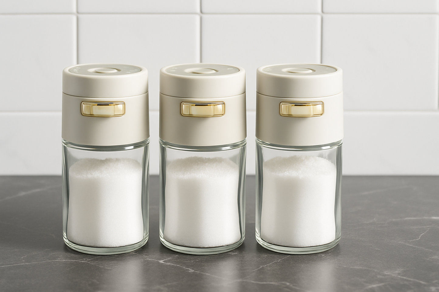 Glass Seasoning Jar – Airtight Moisture-Proof Spice Container