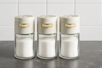 Glass Seasoning Jar – Airtight Moisture-Proof Spice Container