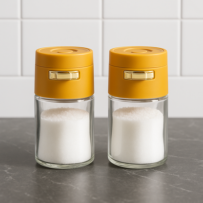 Glass Seasoning Jar – Airtight Moisture-Proof Spice Container