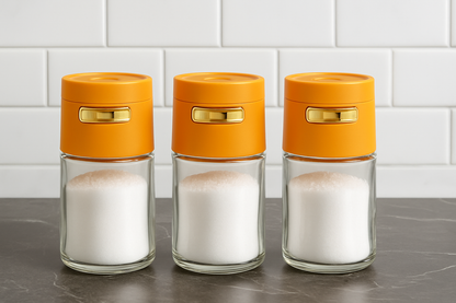Glass Seasoning Jar – Airtight Moisture-Proof Spice Container