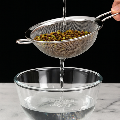 3-Piece Stainless Steel Fine Mesh Strainer Set